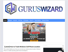 Tablet Screenshot of guruswizard.com